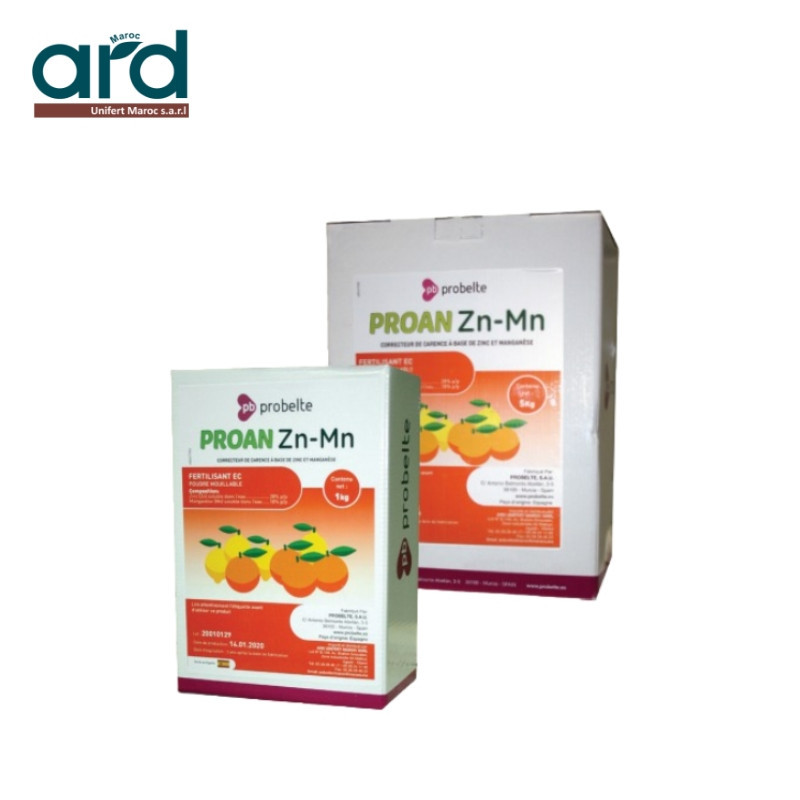FutureCrops - Biostimulants - PROAN ZN-MN - MAROC